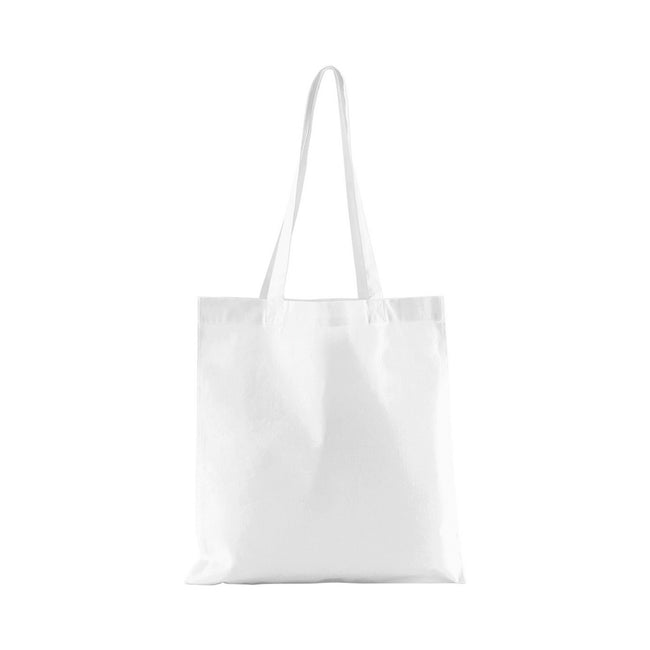 White - Front - Westford Mill Plain Organic Cotton Tote Bag
