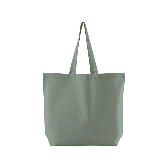 Dusty Green - Front - Westford Mill Organic Cotton Maxi Tote Bag