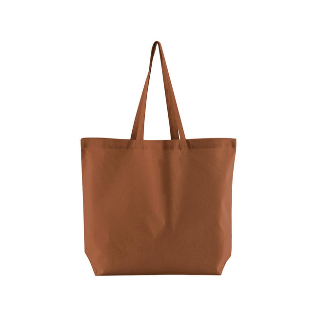 Terracotta - Front - Westford Mill Organic Cotton Maxi Tote Bag