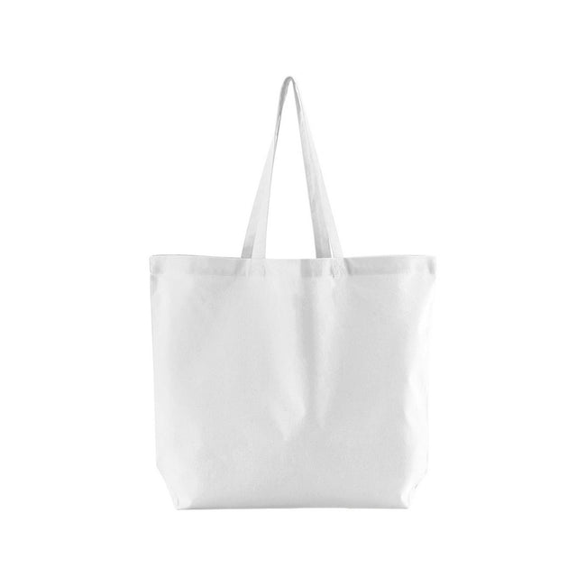 White - Front - Westford Mill Organic Cotton Maxi Tote Bag