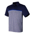 Midnight Navy-Royal Blue-Midnight Navy - Side - Under Armour Mens Playoff 3.0 Stripe Polo Shirt