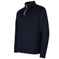 Black - Front - Under Armour Mens Quarter Zip Midlayer