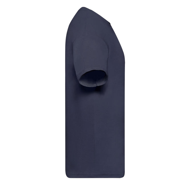 Deep Navy - Side - Fruit of the Loom Mens Original T-Shirt