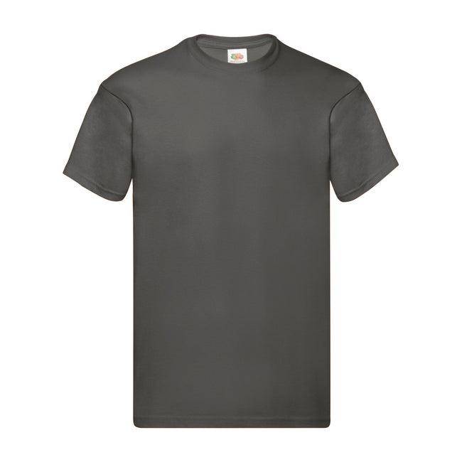 Light Graphite - Front - Fruit of the Loom Mens Original T-Shirt
