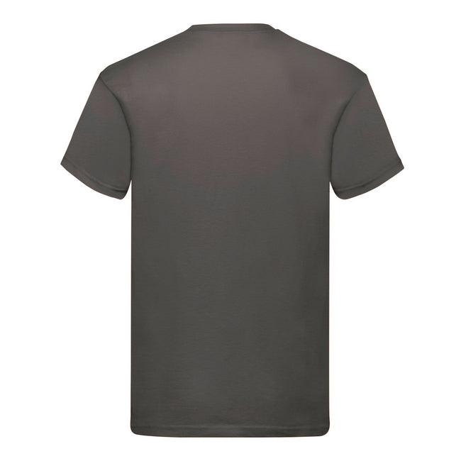 Light Graphite - Back - Fruit of the Loom Mens Original T-Shirt