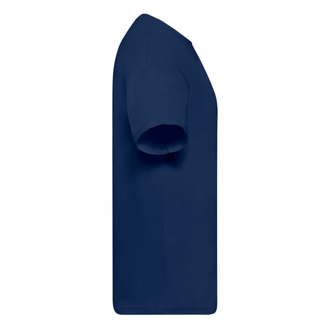 Navy - Side - Fruit of the Loom Mens Original T-Shirt