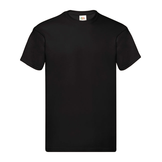 Black - Front - Fruit of the Loom Mens Original T-Shirt