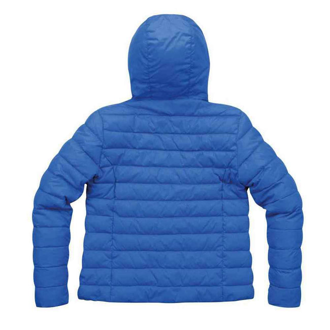 Ocean Blue-Lime - Back - Result Urban Womens-Ladies Snow Bird Padded Jacket