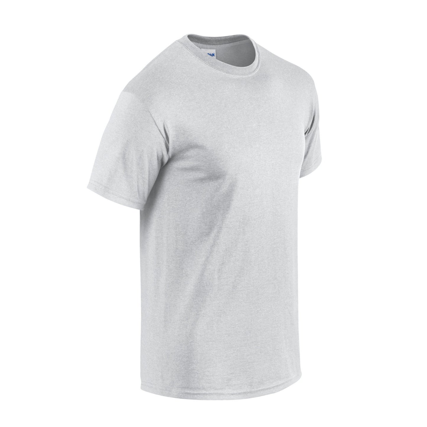 Ash - Side - Gildan Unisex Adult Heavy Cotton T-Shirt