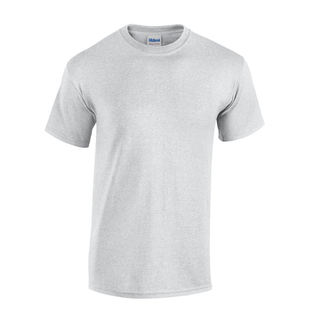 Ash - Front - Gildan Unisex Adult Heavy Cotton T-Shirt