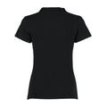 Black - Back - Kustom Kit Womens-Ladies Corporate V Neck T-Shirt