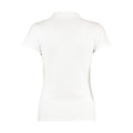 White - Back - Kustom Kit Womens-Ladies Corporate V Neck T-Shirt