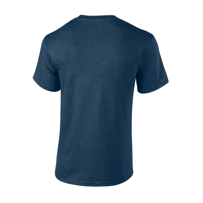 Heather Navy - Back - Gildan Unisex Adult Heather T-Shirt
