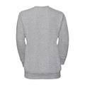Light Oxford - Back - Russell Collection Childrens-Kids V Neck Sweatshirt