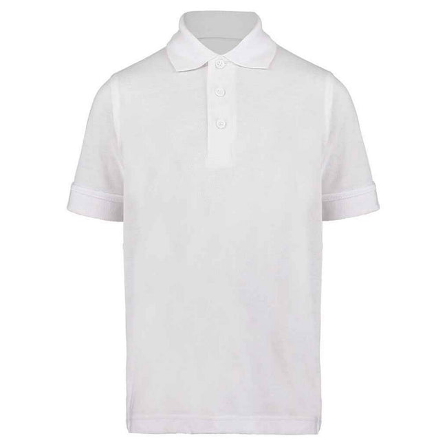White - Front - Kustom Kit Childrens-Kids Klassic Superwash 60C Polo Shirt