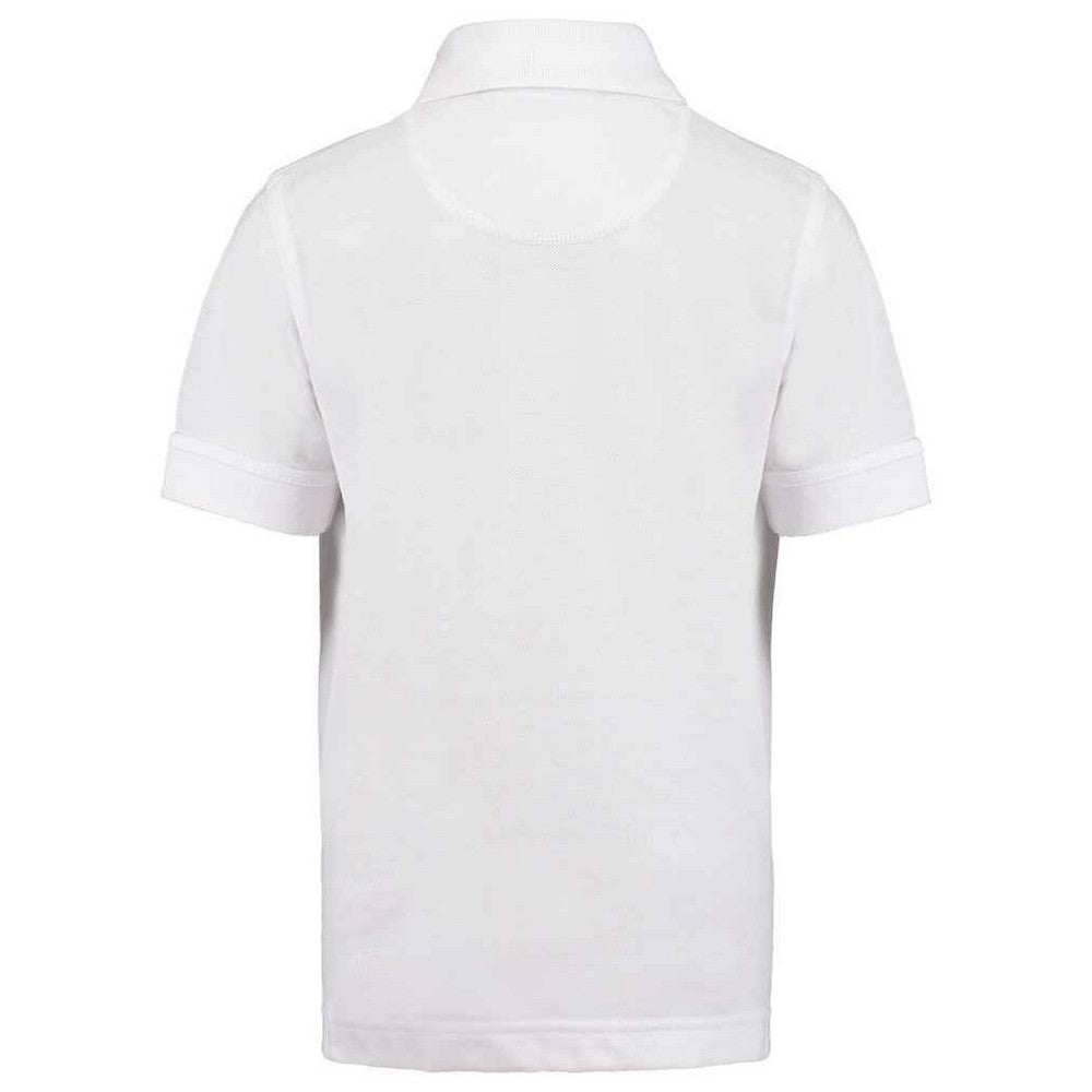 White - Back - Kustom Kit Childrens-Kids Klassic Superwash 60C Polo Shirt