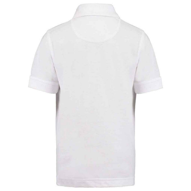 White - Back - Kustom Kit Childrens-Kids Klassic Superwash 60C Polo Shirt