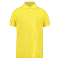 Canary Yellow - Front - Kustom Kit Childrens-Kids Klassic Superwash 60C Polo Shirt