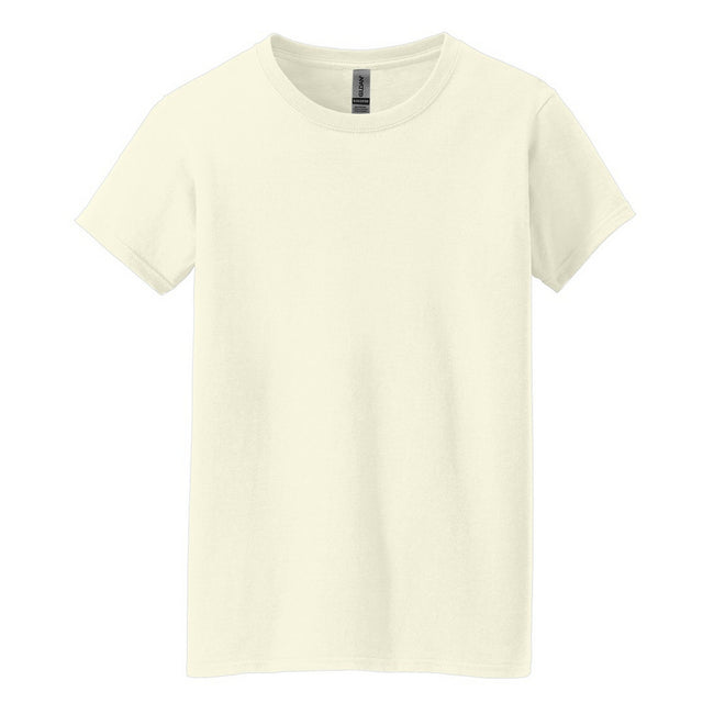Off White - Front - Gildan Womens-Ladies Heavy Cotton T-Shirt