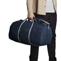 Vintage Oxford Navy - Back - Quadra Vintage Canvas Holdall