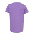 Heather Team Purple - Back - BELLA + CANVAS Youth CVC Jersey Tee