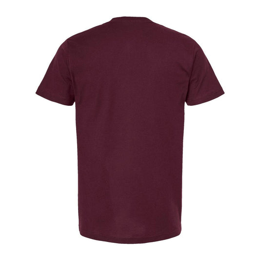 Heather Burgundy - Front - Tultex Unisex Fine Jersey T-Shirt