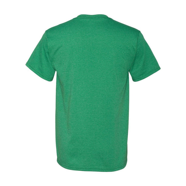 Gold - Back - Fruit Of The Loom HD Cotton Short Sleeve T-Shirt