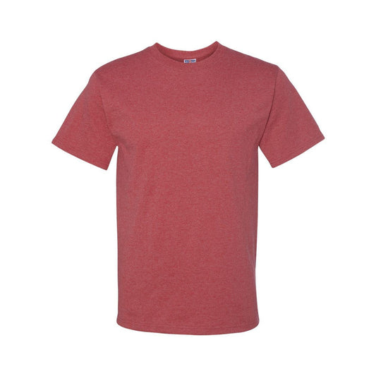 Vintage Heather Red - Front - JERZEES Dri-Power 50-50 T-Shirt