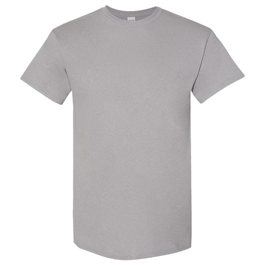 Gravel - Front - Gildan Heavy Cotton T-Shirt