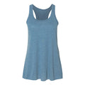 Heather Deep Teal - Front - BELLA + CANVAS Women's Flowy Racerback Tank