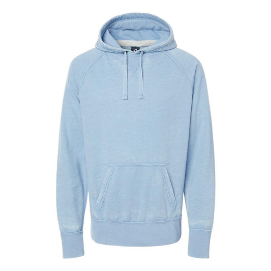 Chambray - Front - J. America Vintage Zen Fleece Hooded Sweatshirt