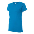 Sapphire - Side - Gildan Heavy Cotton Womens T-Shirt