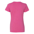 Retro Heather Pink - Back - Fruit of the Loom HD Cotton Women's Short Sleeve T-Shirt