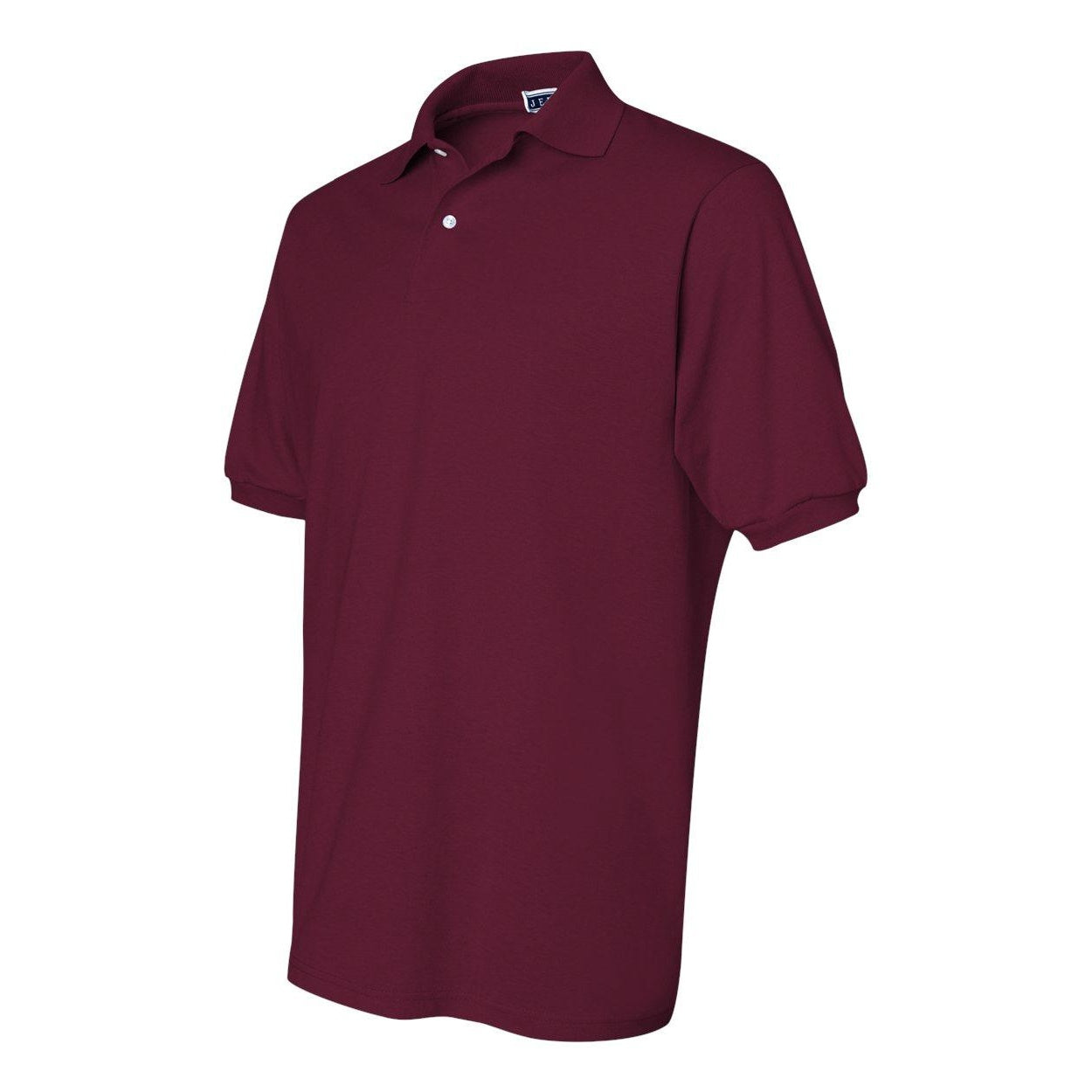 Maroon - Side - JERZEES SpotShield 50-50 Polo