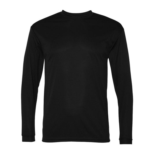 Black - Front - C2 Sport Performance Long Sleeve T-Shirt