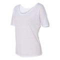 White - Side - BELLA + CANVAS Womens Slouchy Tee