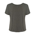 Dark Grey Heather - Back - BELLA + CANVAS Womens Slouchy Tee