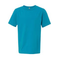 Turquoise - Front - Next Level Youth Cotton T-Shirt