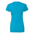 Turquoise - Back - Next Level Womens CVC T-Shirt