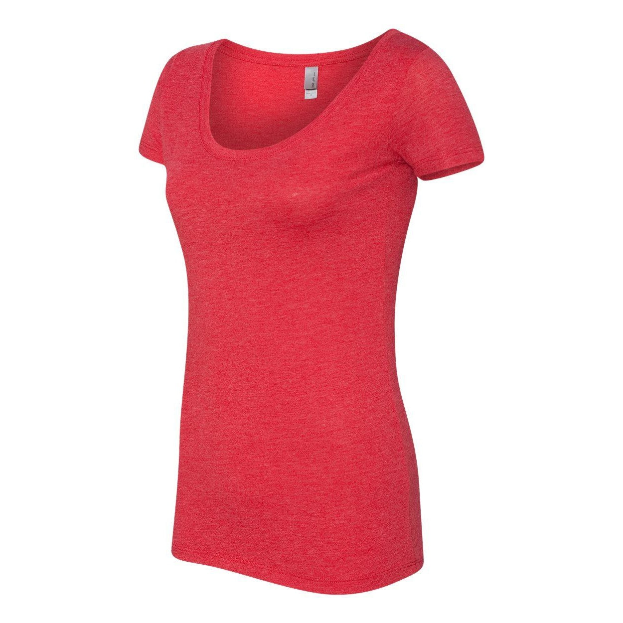Vintage Red - Side - Next Level Womens Triblend Scoop Neck T-Shirt