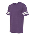 Vintage Purple- White - Side - LAT Football Fine Jersey Tee