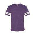 Vintage Purple- White - Front - LAT Football Fine Jersey Tee