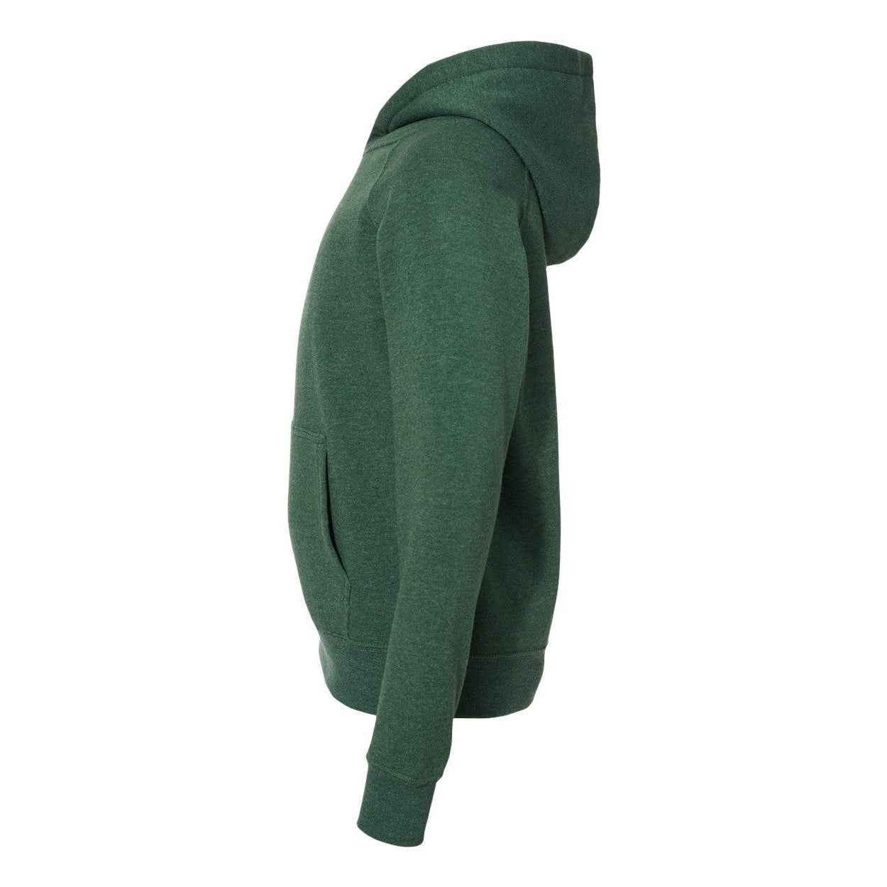 Moss - Side - Independent Trading Co. Youth Special Blend Raglan Hooded Sweatshirt