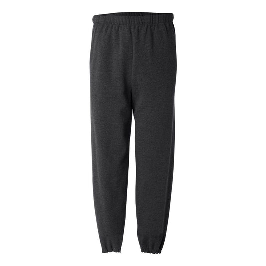 Black Heather - Front - JERZEES NuBlend Sweatpants