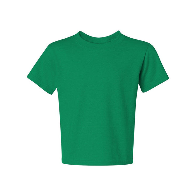 Kelly - Front - JERZEES Dri-Power Youth 50-50 T-Shirt