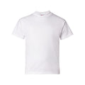 White - Front - Hanes Essential-T Youth T-Shirt