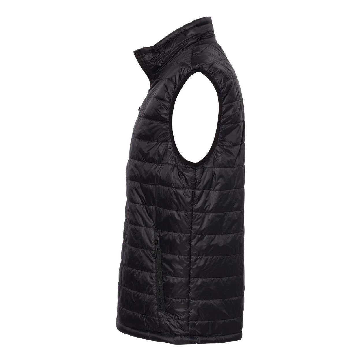 Black - Side - Independent Trading Co. Puffer Vest