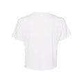 White - Back - Next Level Women's Festival Crop Top