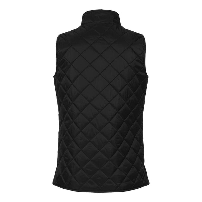 Black - Back - Weatherproof Women's Vintage Diamond Quilted Vest