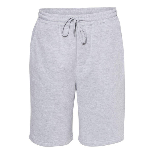 Grey Heather - Front - Independent Trading Co. Midweight Fleece Shorts